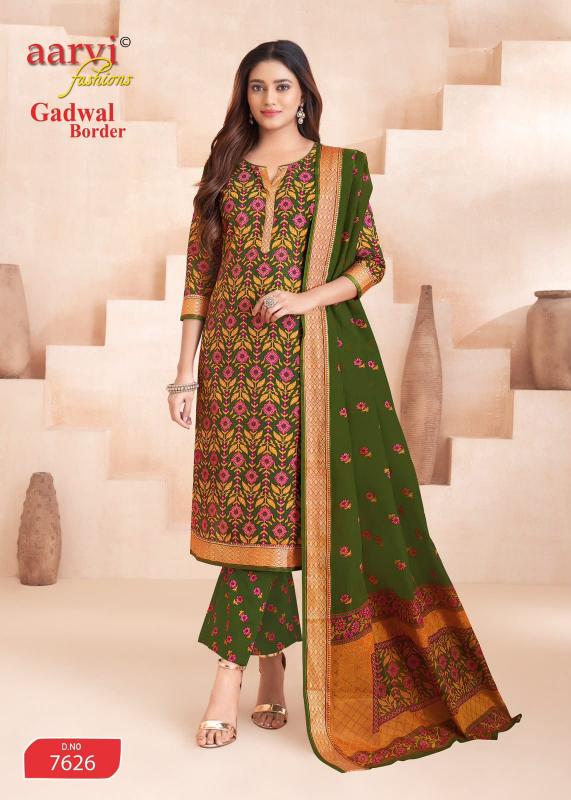 Aarvi gadwal border vol-11 jaipuri kurtis wholesale in mumbai